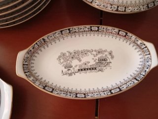 Vajilla "Santa Clara" Vigo de porcelana  Vintage
