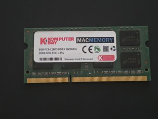 Memória RAM Komputer Bay 8GB DDR3L 1600MHz