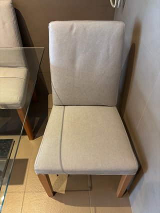 Pack 4 sillas IKEA BERGMUND beige – excelente esta