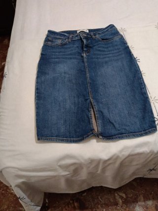 Falda vaquera Mango Talla S