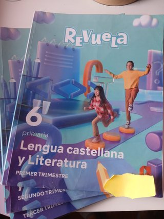Libro Revuela 6º primaria LENGUA (3 libros)