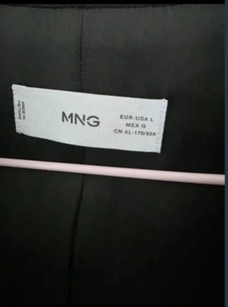 Chaqueta Mango Negra Talla L
