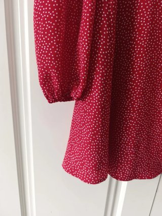Vestido Guess Estampado Lunares Talla S