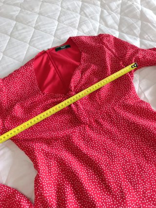 Vestido Guess Estampado Lunares Talla S