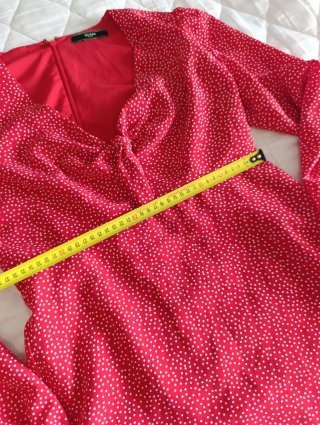 Vestido Guess Estampado Lunares Talla S