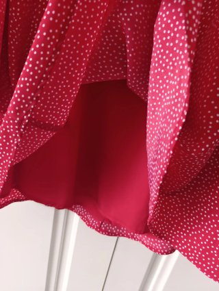 Vestido Guess Estampado Lunares Talla S