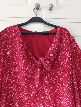 Vestido Guess Estampado Lunares Talla S