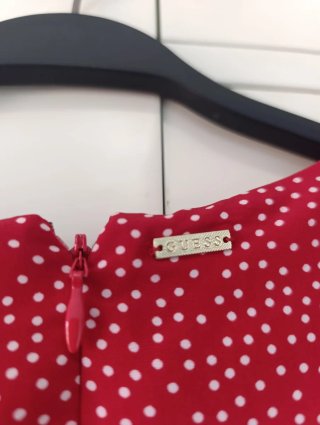 Vestido Guess Estampado Lunares Talla S