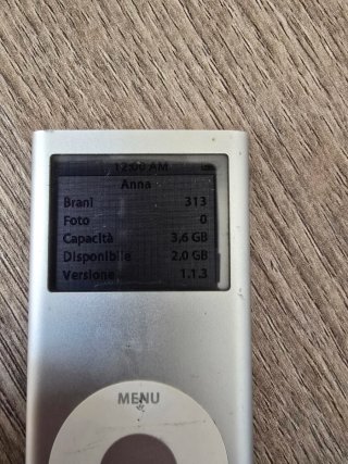 Apple iPod Argento