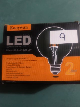 2 Bombillas LED G80 Kooywan