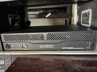 Crest Audio CPX 2600 Amplificador,etapa potencia