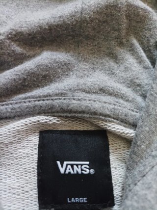 Sudadera Vans Gris con Capucha