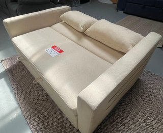 Sofá Cama Beige 2 Plazas