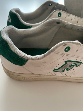 Zapatillas Fila Crosscourt 2 Blancas y Verdes