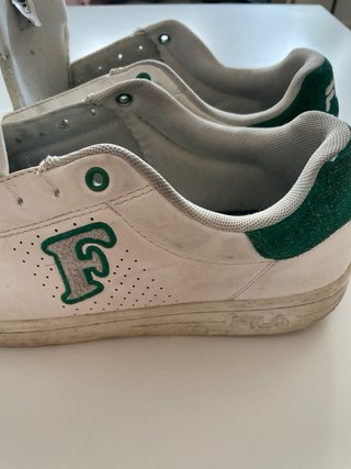 Zapatillas Fila Crosscourt 2 Blancas y Verdes
