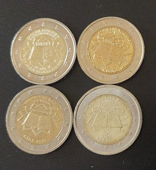 Monedas 2€ 2007 Tratado Roma Sin Circular