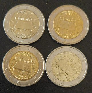 Monedas 2€ 2007 Tratado Roma Sin Circular