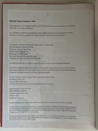 Libro de castellano de 1ro de bachillerato casals