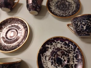 Set tazzine Porcelaine Vérigord de Limoges.