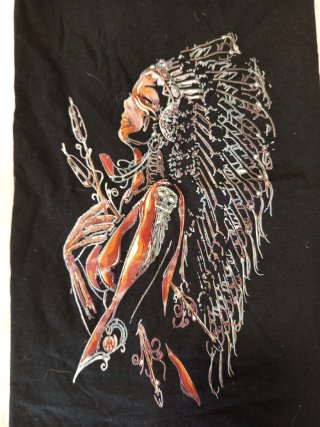 Camiseta Roly Estampado Nativo Americano Talla S