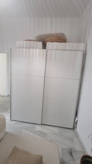 Armario corredero Conforama blanco