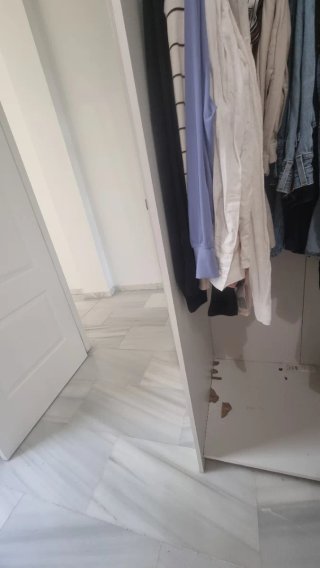 Armario corredero Conforama blanco