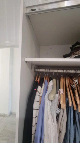 Armario corredero Conforama blanco