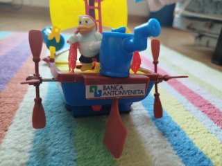 Barco pirata pato Donald de niño gadget topolino