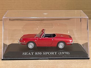 SEAT 850 SPORT (1970) matrícula Valencia 1:43