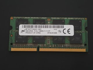 Memória RAM Micron 8GB DDR3L 1600MHz Laptop