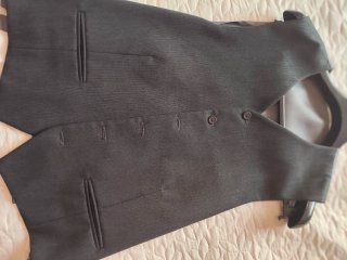 Traje de chaqueta gris caballero