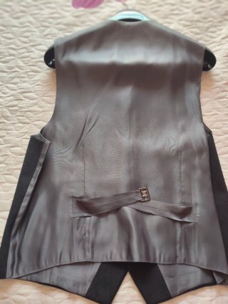Traje de chaqueta gris caballero