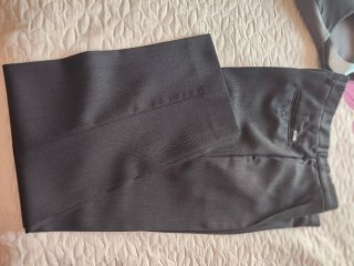 Traje de chaqueta gris caballero