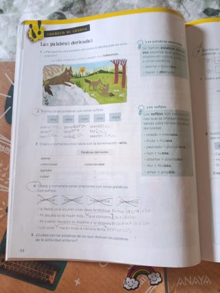 Libro de lengua 3 primaria Anaya