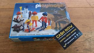 PLAYMOBIL 3467 ANTIGUA CAJA SET DEPORTES INVIERNO