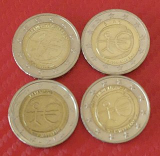 Monedas 2€ 10 Aniversario UEM Sin Circular