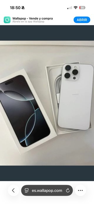 iPhone 16 Pro 256GB Plata