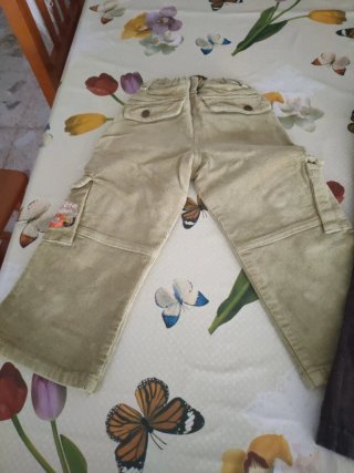 Lote 2 Pantalones Pana Niña