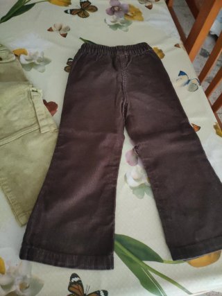Lote 2 Pantalones Pana Niña