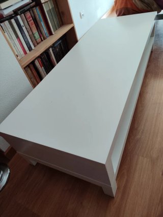 Mesa de centro Lack Ikea blanca