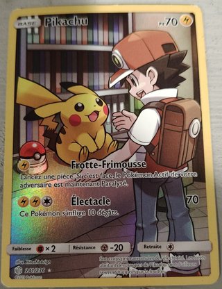 Carta Pokemon Pikachu Base PV 70