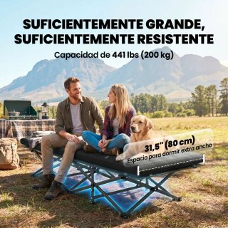 Cama Camping Plegable con Colchón