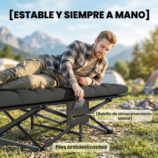Cama Camping Plegable con Colchón