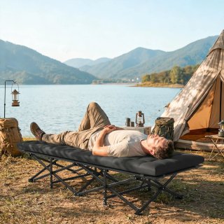 Cama Camping Plegable con Colchón