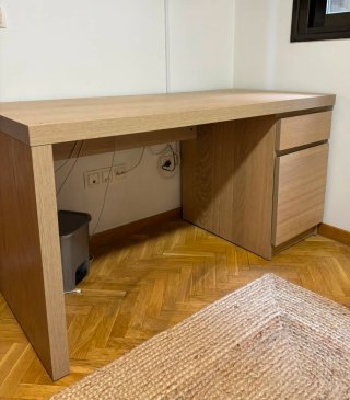 Escritorio Ikea Malm Roble