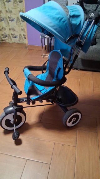 Triciclo infantil azul Kinderkraft