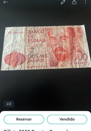 Lote 3 Billetes franciso