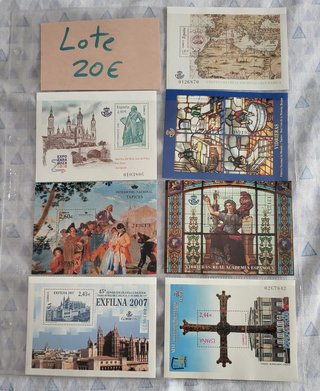 Lote 7 HB Sellos España RRR