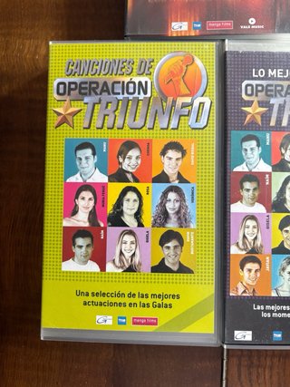 Lote 3 VHS Operación Triunfo