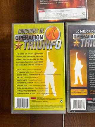 Lote 3 VHS Operación Triunfo